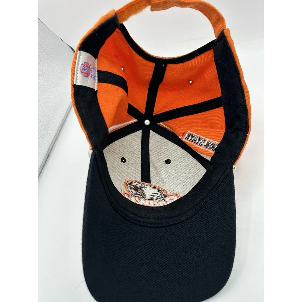 Oregon State Beavers Hat Cap Black Orange T.E.I. Strapback OSFA NCAA